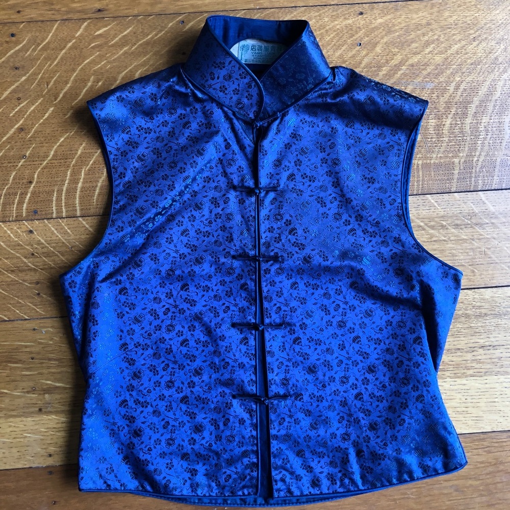 Beautiful Vintage Silk Vest
